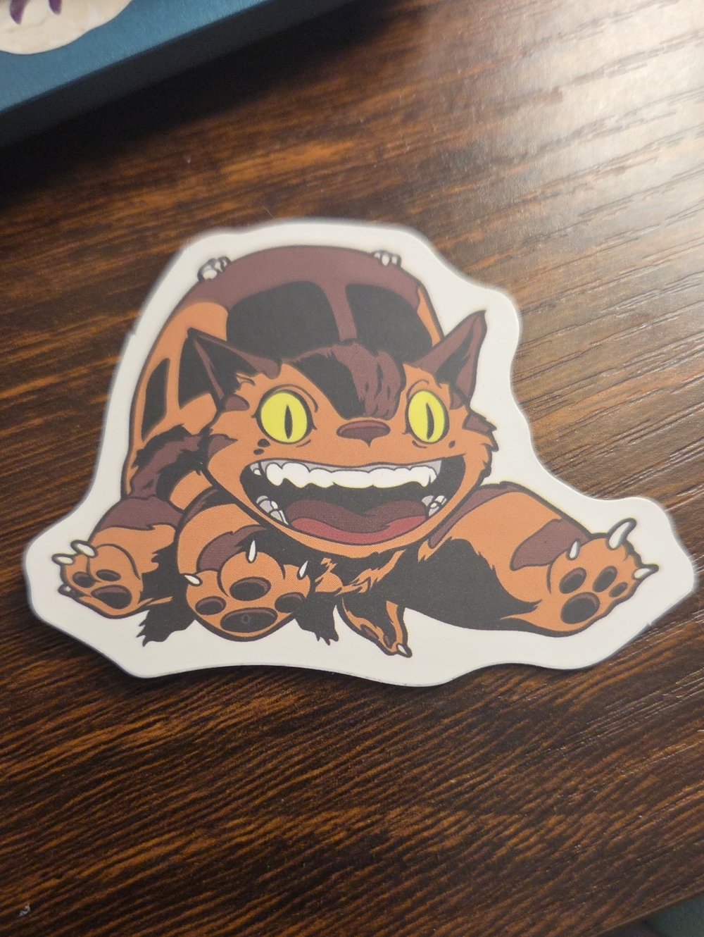 Catbus Sticker - Orange Cat Design